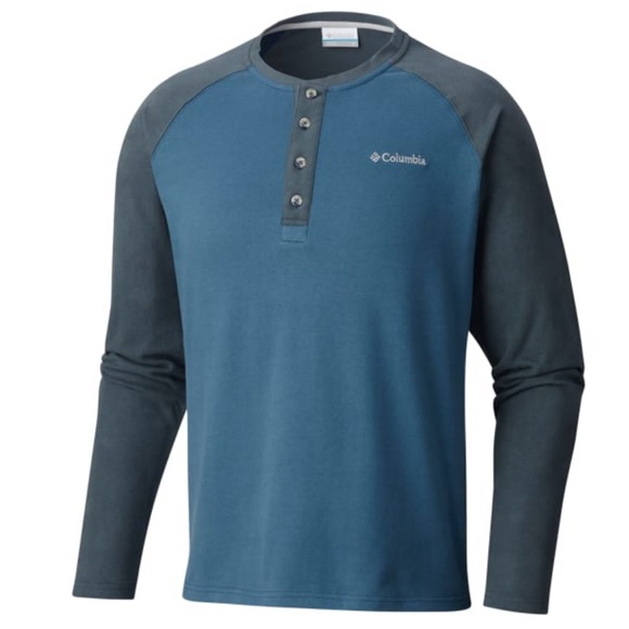 Columbia Other - NWT Columbia Ward River Button Henley Long Sleeve